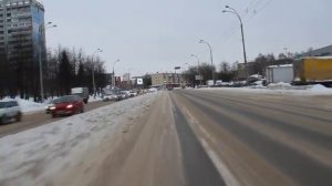 Кемерово. Автобус 144, направление - "совхоз Суховский". Bus route 144, destination - "Sukhovski"