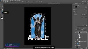 Statue of Angels Streetwear Design - Tutorial Photoshop CC 2022