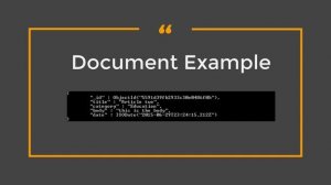 MongoDB Tutorial - 2 - Documents vs Collections