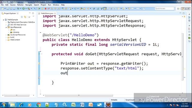 A Simple Servlet Example Using Tomcat & Eclipse смотреть онлайн