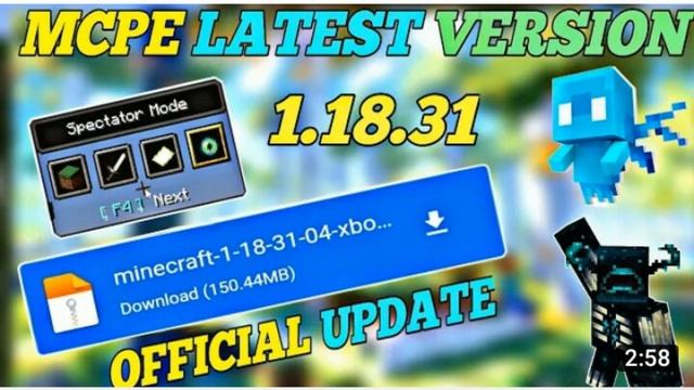 ||Minecraft 1.18.31 download apk mediafire link||Minecraft Pe 1.18.31 Official Version Released смотреть онлайн