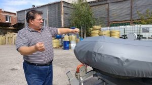 Транспортировочный тент на лодку ПВХ