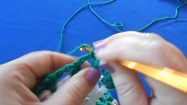 Как обвязать край - Узор сетка - Вязание крючком