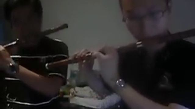 Chinese Flute Dizi Duet War and Beauty смотреть онлайн