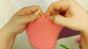 ВЯЗАНАЯ ШАПКА СПИЦАМИ Бини с Жемчужным узором. Вяжем простую шапку спицами.