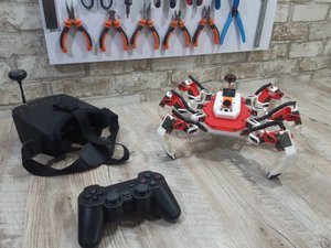 Скорпион - шагающий робот с FPV камерой. Часть 1: Сборка