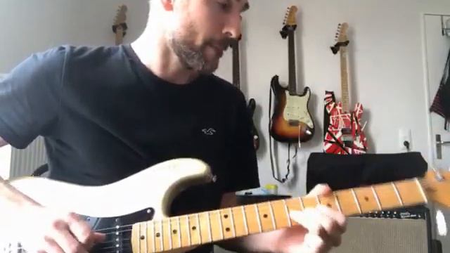 Fender Stratocaster 1979 25th anniversary+Fender 1971 Pro Reverb+KingTone Bluespower смотреть онлайн