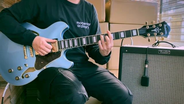 Ibanez AS83 STE 2019 Blue Steel смотреть онлайн