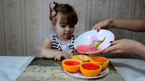 Как сделать оригинальный и вкусный десерт  Желе в апельсине