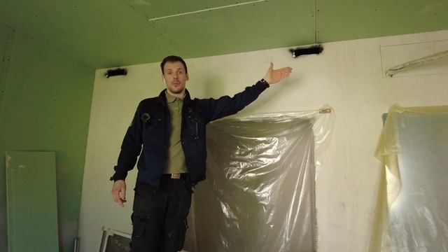 Приточная вентиляция в квартире 70 м кв. Minibox e650. Гибкие, зеленые воздуховоды