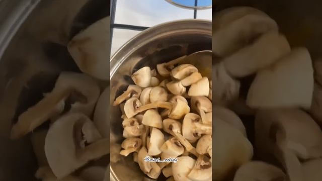 Салат из фасоли с грибами #салат #фасоль #зеленаяфасоль #салаты #салатизфасоли #грибы #салатсгрибам