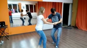 LINDY HOP Intermediate. Aksenov Sergey & Sidorova Olga 2016.05.02 (rock and do)