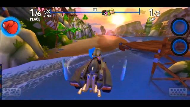 Beach Buggy Racing 2 - All shortcuts in Paradise Beach + Big win of Matartus❤ смотреть онлайн