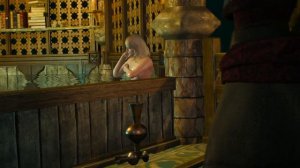 The Witcher 3 - Кейра Мец моется в ванной.