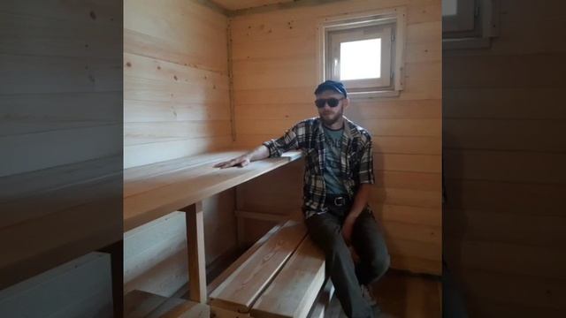 Банька за 300К! Слепили из того что было. А что так можно было??? смотреть онлайн