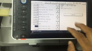 Ricoh Reset password