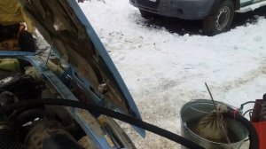 промывка медного радиатора.Голубая мечта.