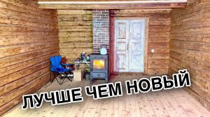 Старый дом помолодел на сто лет; шлифую полы, мою стену #хочувдеревню #хутор