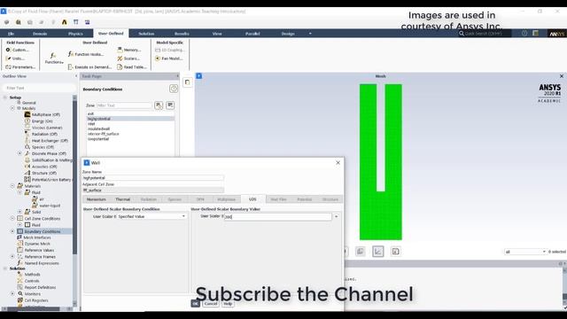 User Defined Scalar and User Defined Memory Ansys Fluent with tutorial смотреть онлайн