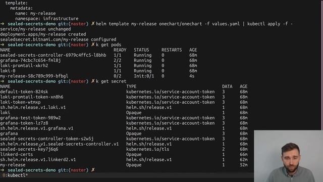A Kubernetes secret workflow