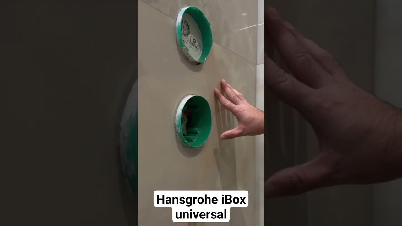 Система для изделий скрытого монтажа -  Hansgrohe iBox #ремонтквартирвсочи #дизайнинтерьерасочи