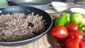 АЗЕРБАЙДЖАНСКАЯ ДОЛМА ИЗ БАКЛАЖАНОВ,ПОМИДОРОВ И ПЕРЦЕВ!!!AZERBAIJANI DOLMA FROM VEGETABLES!!!DOLMA!