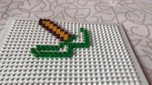 МАЙНКРАФТ кирка из термомозаики / Minecraft