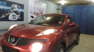Nissan Juke + запуск + блокировка штатного радиоканала