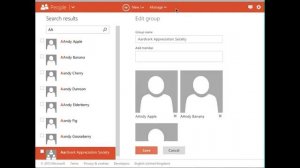 How to add contacts to a group in Outlook.com