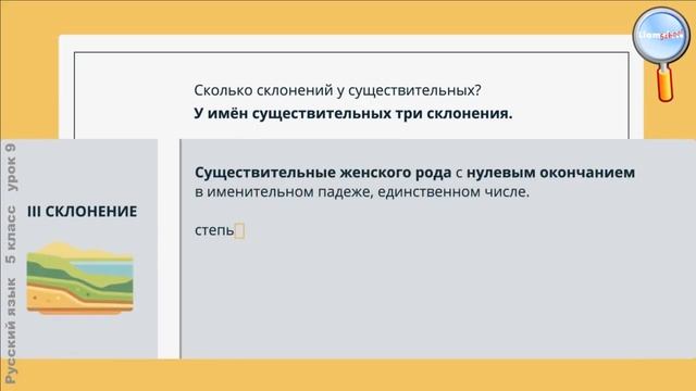 Урок 21  Имя существительное