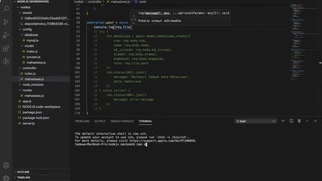 TUTORIAL NODEJS #14 - UPLOAD FILE DI NODEJS DENGAN MULTER смотреть онлайн