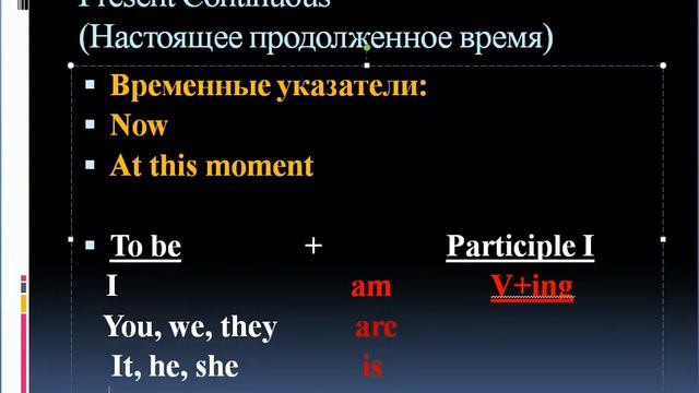 Tenses (active, present) смотреть онлайн