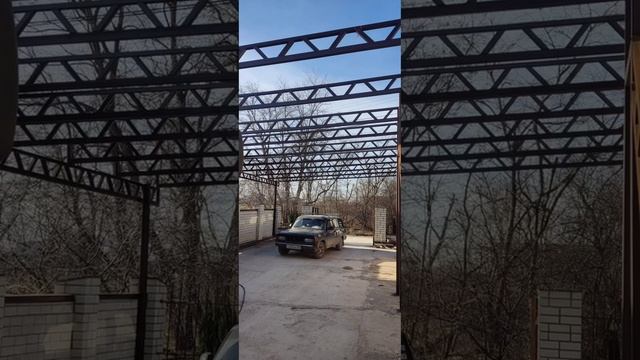 навес большой  22х7.5