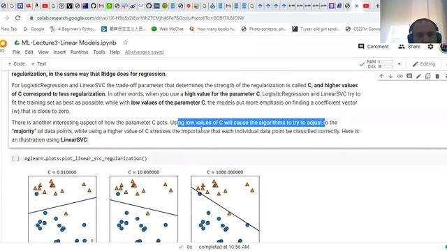 ML Lecture 3 - P2 - LogisticRegression SVM Classifier