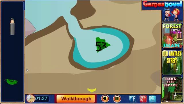 Water Cave Escape Walkthrough "GamesNovel" смотреть онлайн