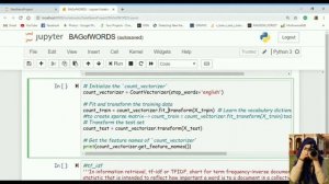 BAG of WORDS implementation in python..... Part2 || Full explanation in URDU / HINDI