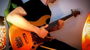 JET GUITARS JJB 300 GD R Bass Jazz style - Gold - Reggae Bass Line