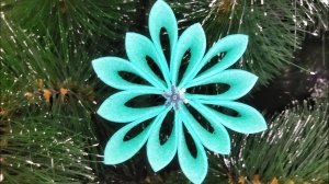 Елочное украшение из фоамирана