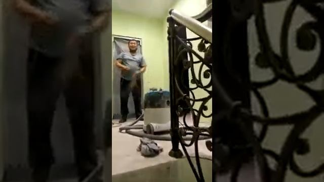 Лестница металическая на второй этаж коваными пирилами .моя работа в Кубинке Москва. область смотреть онлайн