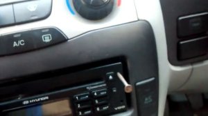 Hyundai Trajet stereo removal without special tools