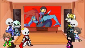 Storyswap reacts to Chara vs frisk , Undertale Purgatory [Undertale, Undertale au’s ]