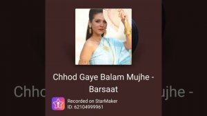 " #Chhod _Gaye_Baalam_Mucjhe_Barsaat..." - индийская песня  из репертуара  #Mukesh/LataMongeshkar