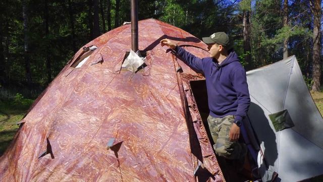 ЧТО СТАЛО С ПАЛАТКОЙ ГОД СПУСТЯ? | ПАЛАТКА УП-5 от ПФ БЕРЕГ смотреть онлайн