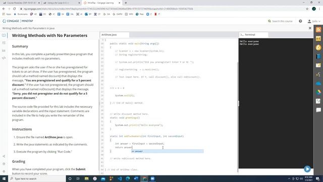 32. Week 6 - Writing Methods with No Parameters in Java
