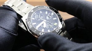 Tag Heuer Aquaracer 300M Chronograph CAY211A.BA0927 Showcase Review