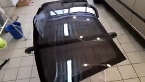 Установка заднего стекла Hyundai Accent