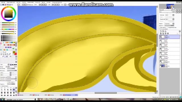 Обработка пони 3 . В Paint tool sai ! смотреть онлайн