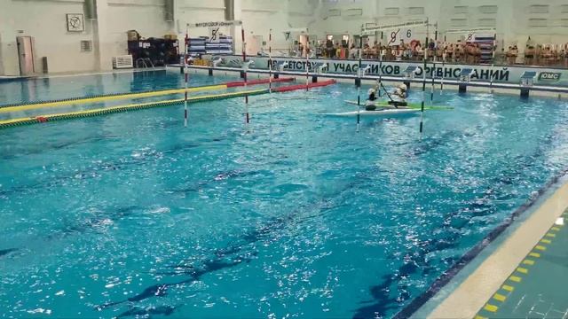 Групповой заплыв на каноэ. Первенство Сургута 2022. смотреть онлайн