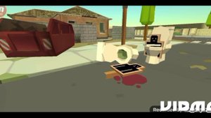 скибиди туалеты захватывают чикен ган!