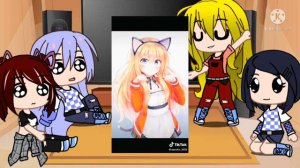 реакция аниме "Габриэль бросает школу" на тт (побольшей части на Габи)